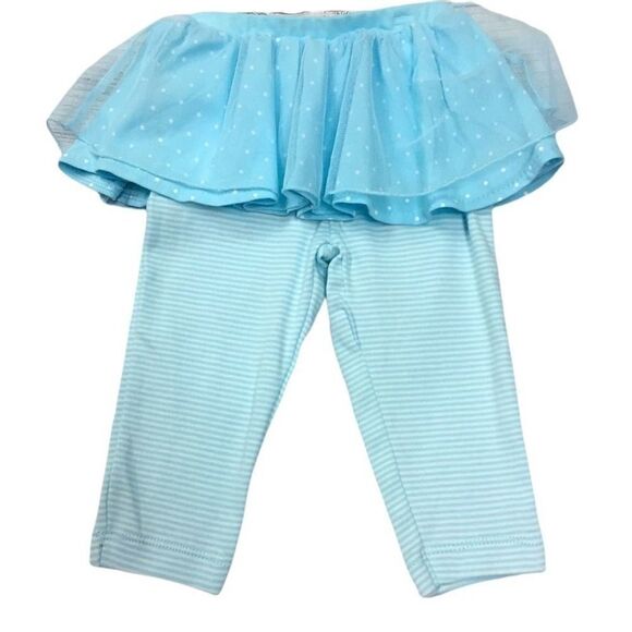 CARTER’S Tulle Polka Dot Tutu Skirt Striped Leggings Infant Girl SIZE 9 Months - Picture 6 of 6
